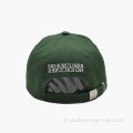 Logo ricamato personalizzato Cappellino da baseball verde